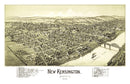 Vintage Map of New Kensington, Pennsylvania 1902