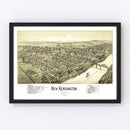 Vintage Map of New Kensington, Pennsylvania 1902