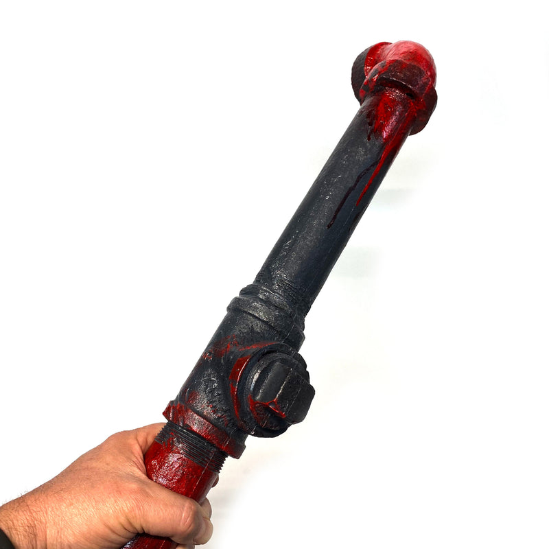 Foam Rubber Metal Pipe with Fittings Action Stunt Prop