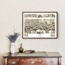Vintage Map of Oxford, Pennsylvania 1907