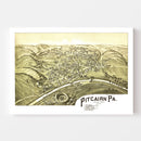 Vintage Map of Pitcaim, Pennsylvania 1901