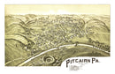 Vintage Map of Pitcaim, Pennsylvania 1901