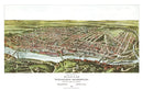 Vintage Map of Philadelphia, Pennsylvania 1907