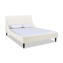 Aspen - Vertical Tufted Modern Headboard Platform Bed Set by HouseOfZazla