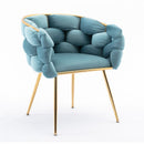 Luxury Modern Simple Leisure Single Sofa Chair Bedroom Lazy Person Household Dresser Stool Manicure Table Back Chair by HouseOfZazla