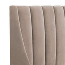 Aspen - Vertical Tufted Modern Headboard Platform Bed Set by HouseOfZazla