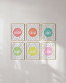Colorful affirmations
