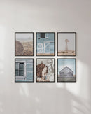 Blue farmhouse