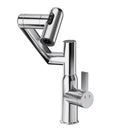 Bathroom Sink Faucet With Spray Function And Temperature Display, Anti Skid Switch, 360 Degree Rotary by HouseOfZazla