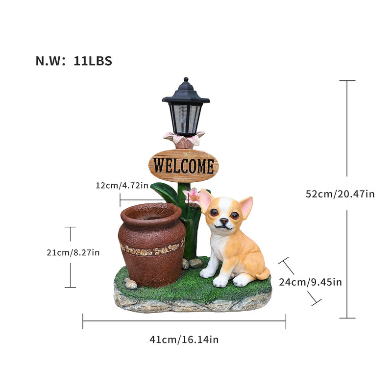 Sitting Corgi Dog Planter Outdoor Decor, photo 2 of 10