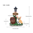 Sitting Corgi Dog Planter Outdoor Decor