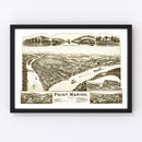 Vintage Map of Point Marion, Pennsylvania 1902