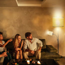 67.32In Mother Daughter Floor Lamp with Linen Shade 3200K Brightness 360¡ Adjustable Reading Light Modern Decoration Standing Lamp for Living Room Bed