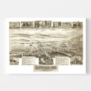 Vintage Map of Strasburg, Pennsylvania 1903
