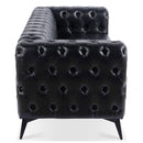 Square Arm Removable Cushion 3 Seater Sofa by HouseOfZazla