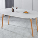 Extensible Table, Dining Table, Office Table, Coffee Table Metal Leg by HouseOfZazla