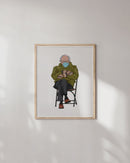 Bernie sitting
