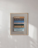 Motivational bookcase