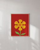 Retro flower