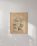 Vintage bicycle patent