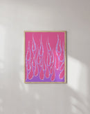 Glitter flames