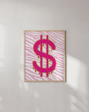 Zebra money sign