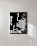 Smoking pop art