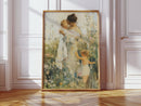 Mother and Children in the Summer Meadow
