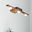 GobekUsa Modern Black/White Linear Vanity Light Fixture - 3 Lights - Metal Wall Lighting - Warm/White Light - Over Mirror