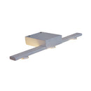 GobekUsa Modern Black/White Linear Vanity Light Fixture - 3 Lights - Metal Wall Lighting - Warm/White Light - Over Mirror