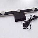 GobekUsa Modern Black/White Linear Vanity Light Fixture - 3 Lights - Metal Wall Lighting - Warm/White Light - Over Mirror