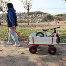 Wooden Children's Outdoor Stroller with Four-Wheel Design by HouseOfZazla