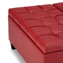 Harrison - Upholstered Coffee Table Storage Ottoman by Unique Piece Furniture