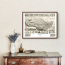 Vintage Map of Chestertown, Maryland 1907