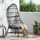 Elon Cocoon Chair - Gray by HouseOfZazla