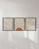 Blazing sun