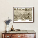Vintage Map of Elkton, Maryland 1907