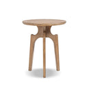 Carmel - Round Side Table - Antique Brown by HouseOfZazla