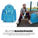 Franklin Sports USA SB Gameday Fastpitch Softball Backpack – Blue/Mint – Adult & Youth Equipment Bag by Peligro Sports