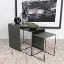 Vestal - 3 Piece Rectangular Nesting Table Set - Gray