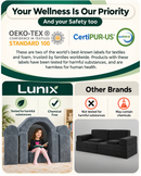 LX15 14pcs Modular Play Couch, Sage Teal