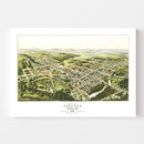 Vintage Map of Oakland, Maryland 1906