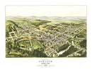 Vintage Map of Oakland, Maryland 1906