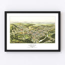 Vintage Map of Oakland, Maryland 1906