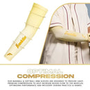 Franklin Premium Compression Arm Sleeves (2-Pack) – Performance Boost Sun Protection for Baseball Softball by Peligro Sports