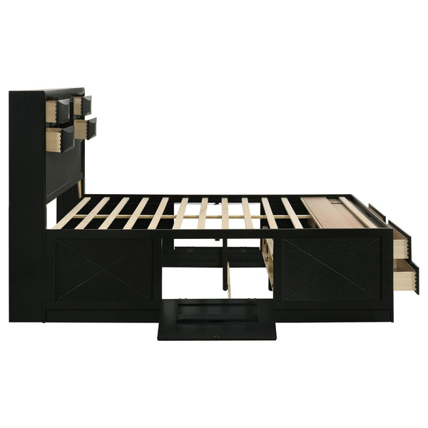 Briana 4-piece Eastern King Bedroom Set Black, photo 2 of 7