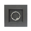33" Outdoor Iron Square Propane Fire Pit - Brushed Brown