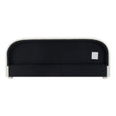 Cream Style Fabric Upholstered Bed, Simple Modern Bedroom King by HouseOfZazla