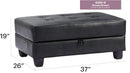 Stylish Storage Contemporary Ottoman by Unique Piece Furniture