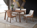 Ginny - 5 Piece With Side Chairs Dining Room Set - Walnut by Unique Piece Furniture